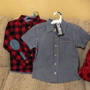2 Piece Bundle Boys Shirts- 5T - NWT